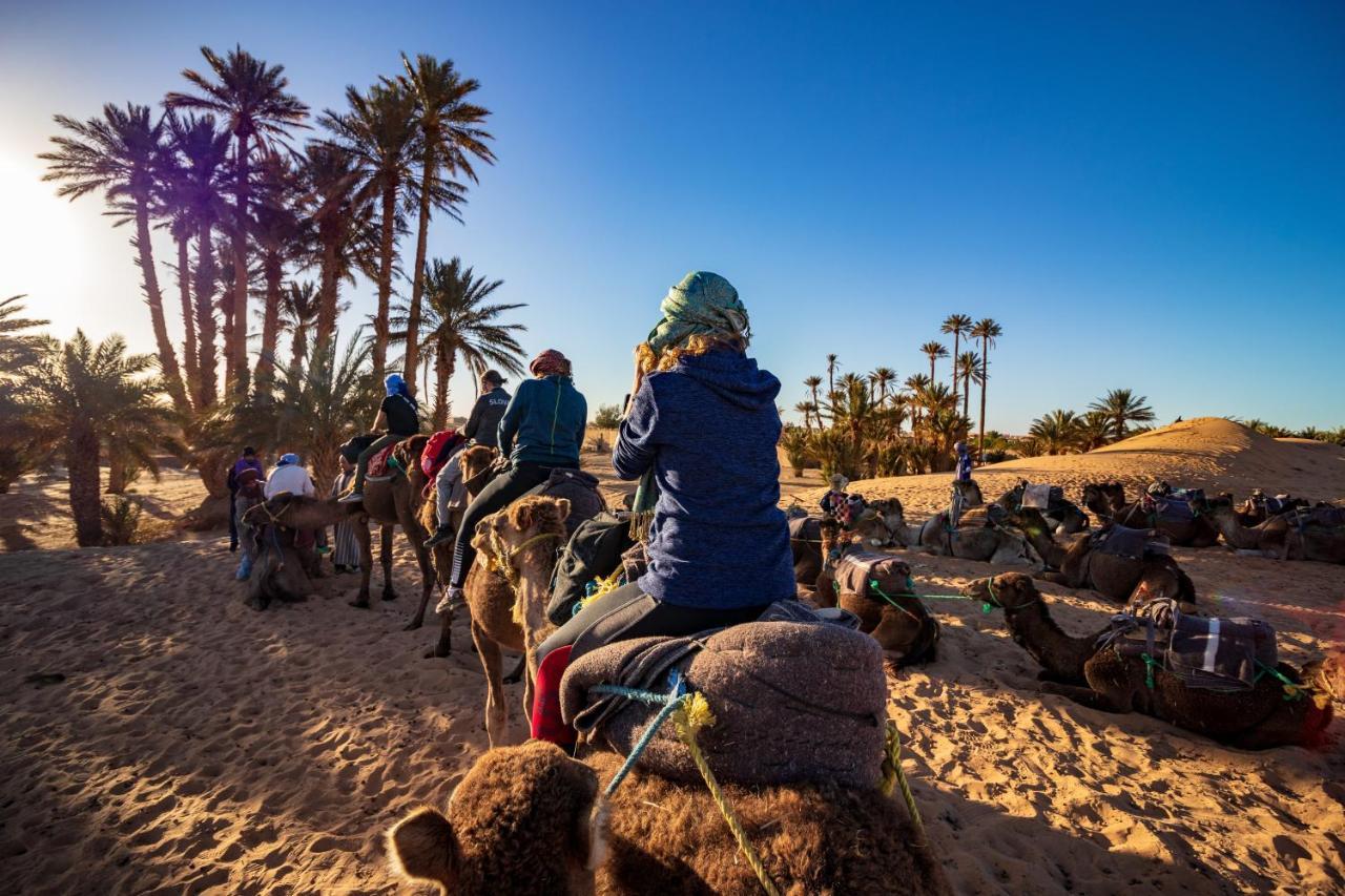 מרזאוגה Camel Trekking Desert Camp מראה חיצוני תמונה